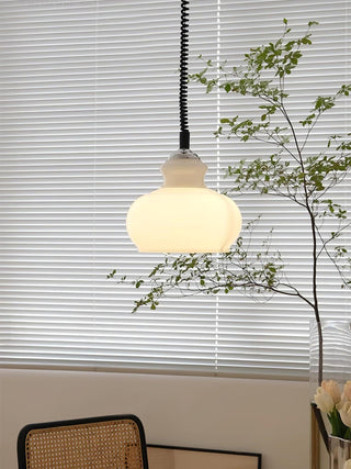 Space Age Contemporary Glass Pendant Light