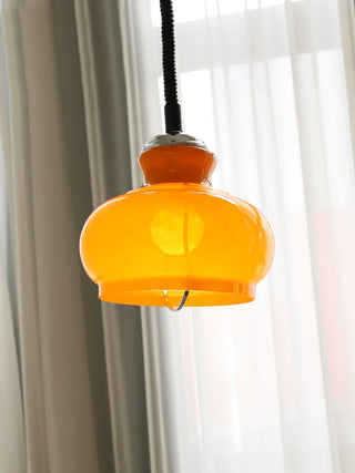Space Age Contemporary Glass Pendant Light