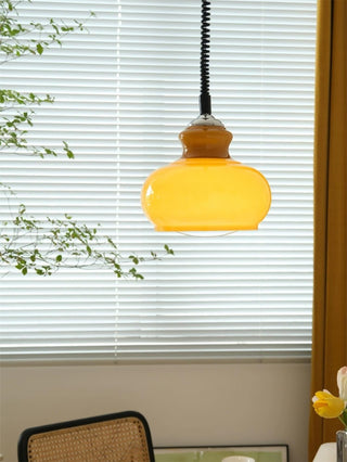 Space Age Contemporary Glass Pendant Light