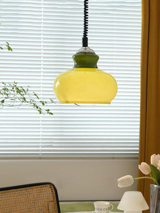 Space Age Contemporary Glass Pendant Light