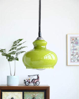 Space Age Contemporary Glass Pendant Light
