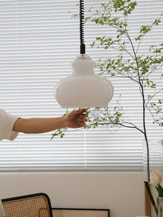 Space Age Contemporary Glass Pendant Light