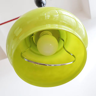 Space Age Contemporary Glass Pendant Light