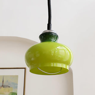 Space Age Contemporary Glass Pendant Light