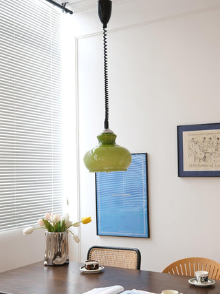 Space Age Contemporary Glass Pendant Light