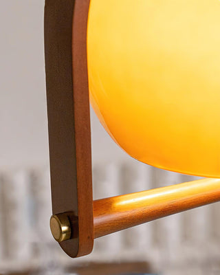 Space Age Wabi-Sabi Glass Pendant Light