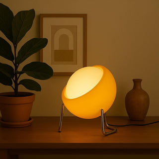 Space Age Modern Glass Table Light