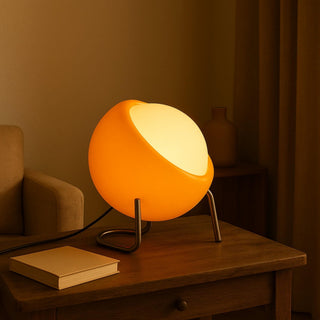 Space Age Modern Glass Table Light