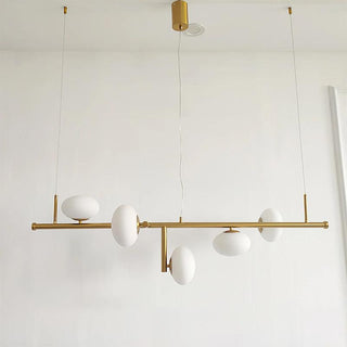 Sphere Balance Sculptural Metal Chandelier