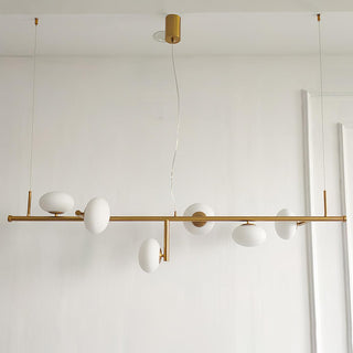 Sphere Balance Sculptural Metal Chandelier