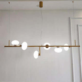 Sphere Balance Sculptural Metal Chandelier