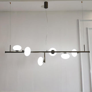 Sphere Balance Sculptural Metal Chandelier