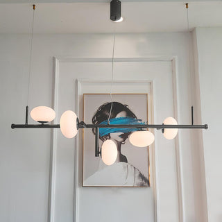 Sphere Balance Sculptural Metal Chandelier