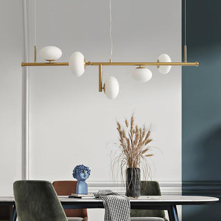 Sphere Balance Sculptural Metal Chandelier
