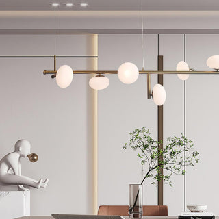 Sphere Balance Sculptural Metal Chandelier