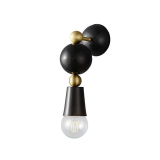 Spindle Sculptural Brass Wall Light