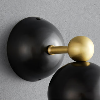 Spindle Sculptural Brass Wall Light