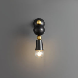 Spindle Sculptural Brass Wall Light