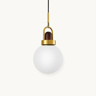 Tarin Modern Wood Brass Pendant Light