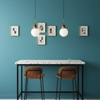 Tarin Modern Wood Brass Pendant Light