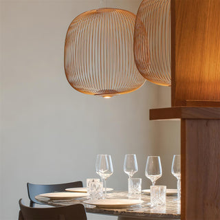 Spokes Modern Metal Wire Pendant Light