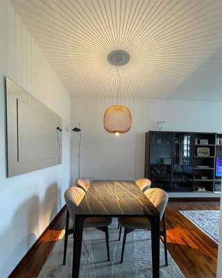 Spokes Modern Metal Wire Pendant Light