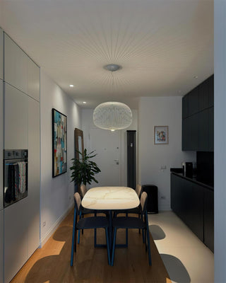 Spokes Modern Metal Wire Pendant Light