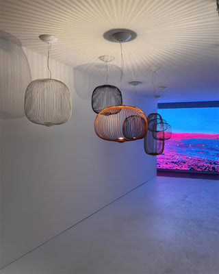 Spokes Modern Metal Wire Pendant Light