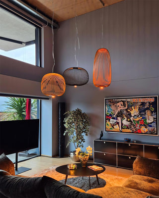 Spokes Modern Metal Wire Pendant Light
