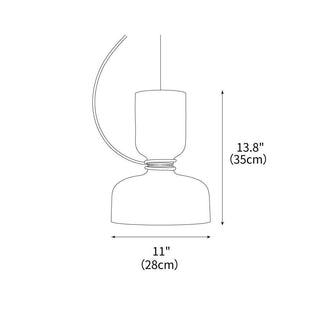 Capsule Minimalist Iron Pendant Light