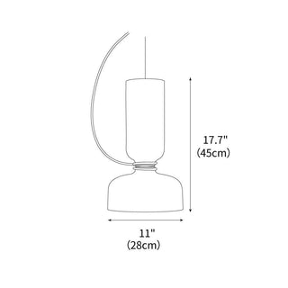 Capsule Minimalist Iron Pendant Light