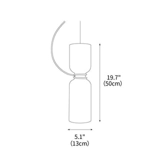 Capsule Minimalist Iron Pendant Light