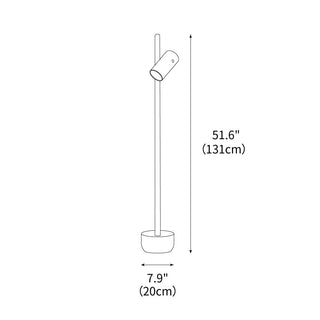 Focus Linear Wood Floor Lamp