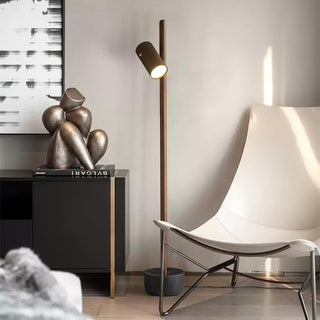 Focus Linear Wood Floor Lamp
