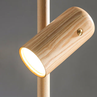 Focus Linear Wood Floor Lamp