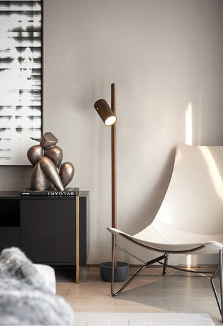 Focus Linear Wood Floor Lamp