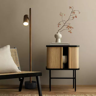 Focus Linear Wood Floor Lamp
