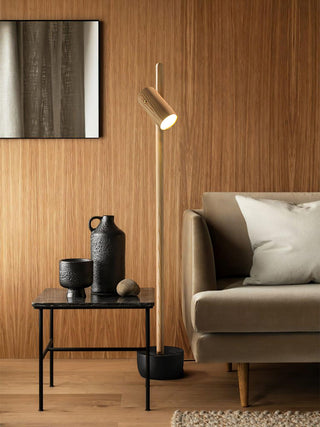 Focus Linear Wood Floor Lamp