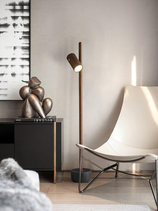 Focus Linear Wood Floor Lamp
