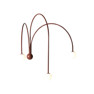 Rowan Modern Red Metal Wall Sconce