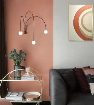 Rowan Modern Red Metal Wall Sconce