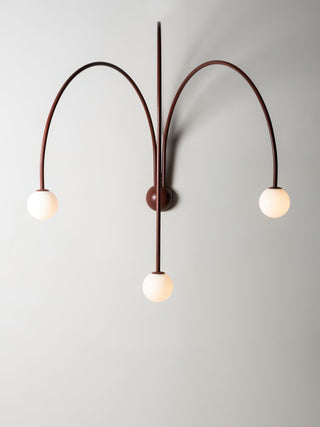 Rowan Modern Red Metal Wall Sconce