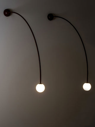 Rowan Modern Red Metal Wall Sconce