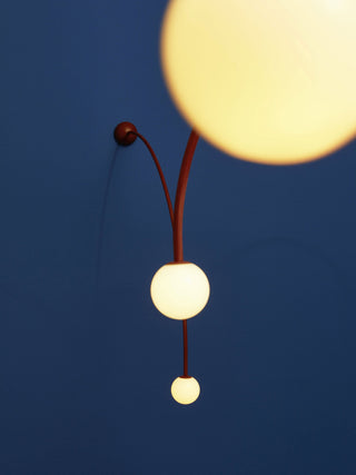 Rowan Modern Red Metal Wall Sconce