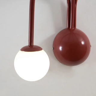Rowan Modern Red Metal Wall Sconce