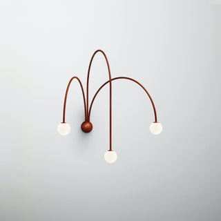 Rowan Modern Red Metal Wall Sconce