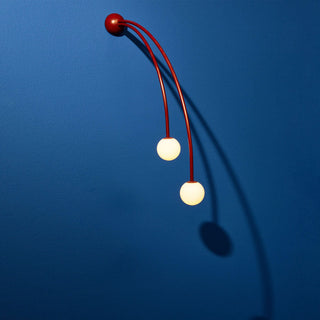 Rowan Modern Red Metal Wall Sconce