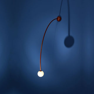 Rowan Modern Red Metal Wall Sconce