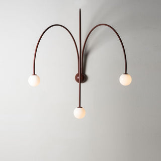 Rowan Modern Red Metal Wall Sconce