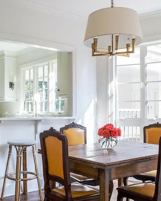 Square Tube Industrial Fabric Pendant Light